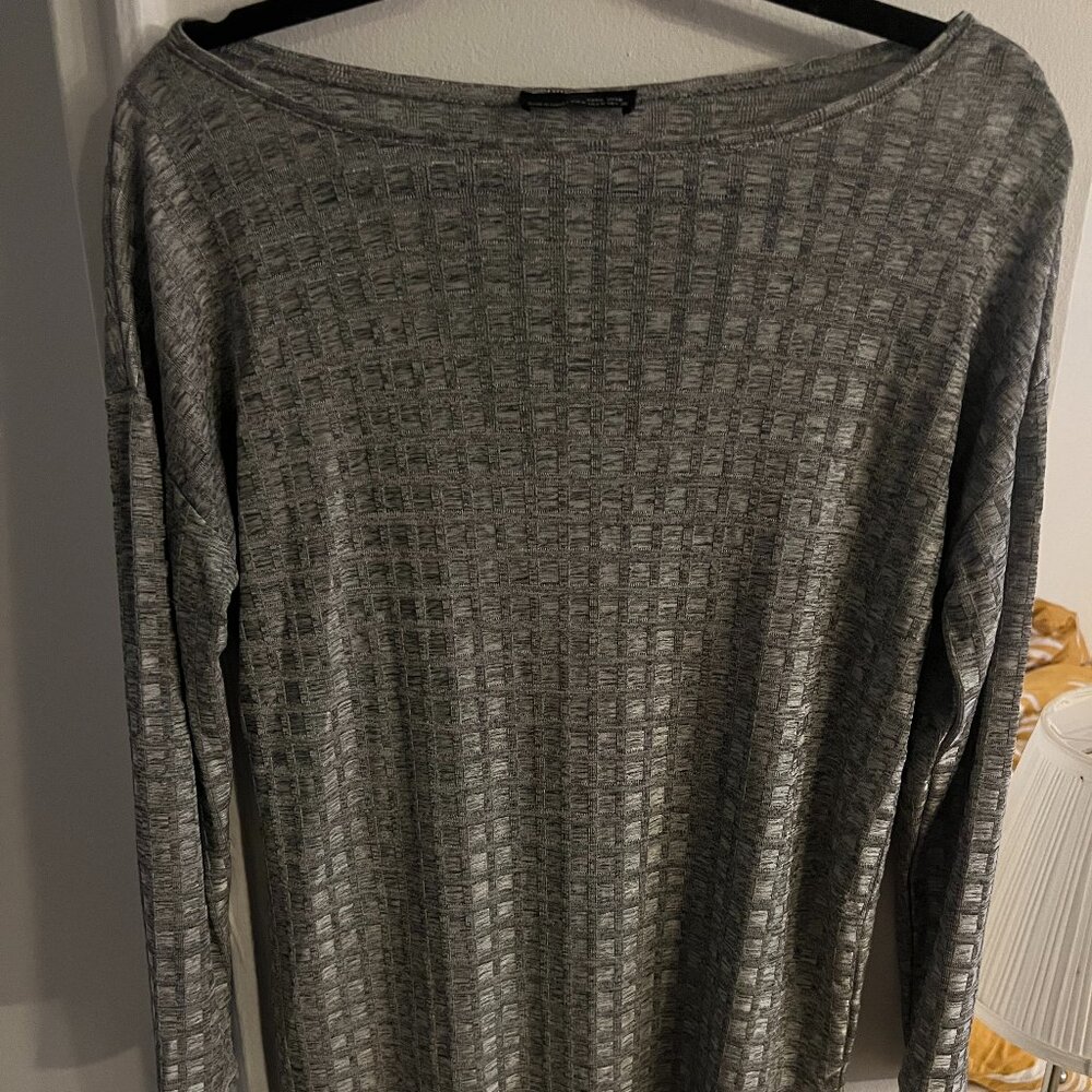 Zara W&B Silver tunic